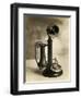 Candlestick Telephone-null-Framed Photographic Print