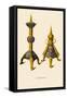 Candlesticks-H. Shaw-Framed Stretched Canvas