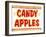 Candy Apples Rectangle-Retroplanet-Framed Giclee Print