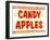 Candy Apples Rectangle-Retroplanet-Framed Giclee Print