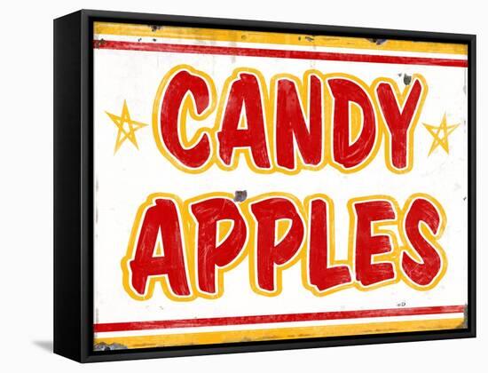 Candy Apples Rectangle-Retroplanet-Framed Stretched Canvas