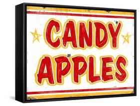 Candy Apples Rectangle-Retroplanet-Framed Stretched Canvas
