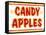 Candy Apples Rectangle-Retroplanet-Framed Stretched Canvas