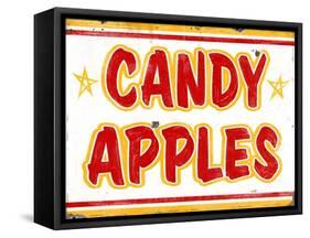 Candy Apples Rectangle-Retroplanet-Framed Stretched Canvas