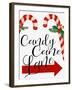 Candy Cane Lane-Ann Bailey-Framed Art Print