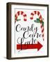 Candy Cane Lane-Ann Bailey-Framed Art Print