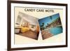 Candy Cane Motel, Retro-null-Framed Premium Giclee Print