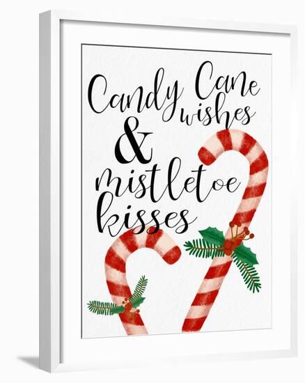 Candy Cane Wishes-Ann Bailey-Framed Art Print