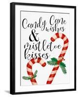 Candy Cane Wishes-Ann Bailey-Framed Art Print