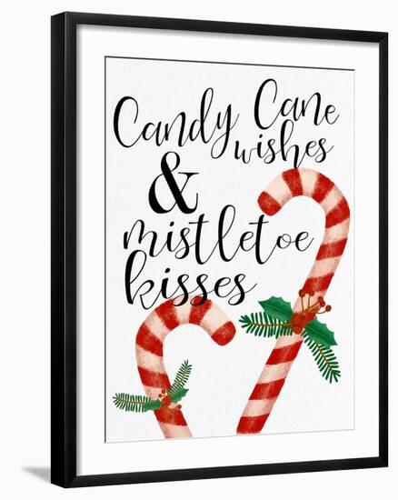 Candy Cane Wishes-Ann Bailey-Framed Art Print