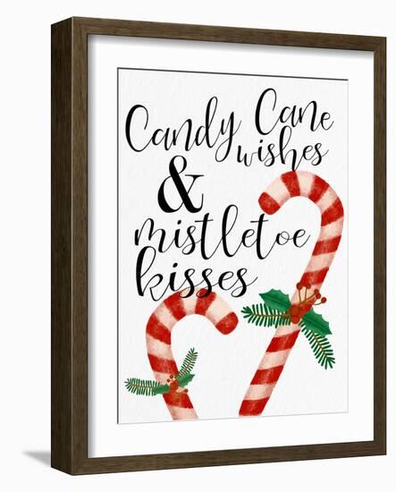 Candy Cane Wishes-Ann Bailey-Framed Art Print