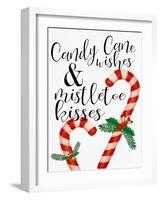 Candy Cane Wishes-Ann Bailey-Framed Art Print