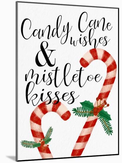 Candy Cane Wishes-Ann Bailey-Mounted Art Print