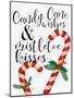 Candy Cane Wishes-Ann Bailey-Mounted Art Print