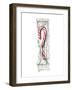 Candy Cane-Stacy Milrany-Framed Art Print