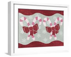 Candy Canes-Erin Clark-Framed Giclee Print