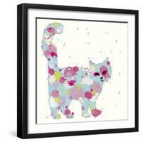 Candy Cat I-Clara Wells-Framed Giclee Print