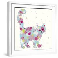 Candy Cat I-Clara Wells-Framed Giclee Print