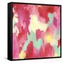 Candy Clouds - Abstract-Jennifer McCully-Framed Stretched Canvas