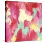 Candy Clouds - Abstract-Jennifer McCully-Stretched Canvas