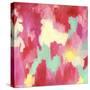 Candy Clouds - Abstract-Jennifer McCully-Stretched Canvas