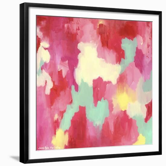 Candy Clouds - Abstract-Jennifer McCully-Framed Giclee Print