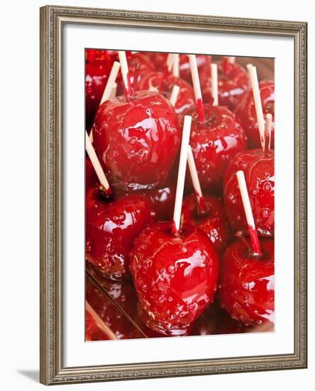 Candy Coated Fruit at the Stuttgart Beer Festival, Cannstatter Wasen, Stuttgart, Germany-Michael DeFreitas-Framed Photographic Print