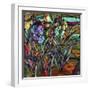 Candy Coated Irises-Mindy Sommers-Framed Giclee Print