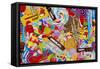 Candy Collage 2-Megan Aroon Duncanson-Framed Stretched Canvas