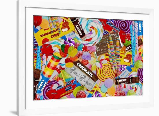 Candy Collage 2-Megan Aroon Duncanson-Framed Giclee Print