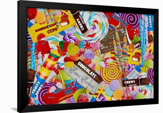Candy Collage 2-Megan Aroon Duncanson-Framed Giclee Print