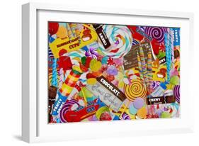 Candy Collage 2-Megan Aroon Duncanson-Framed Giclee Print