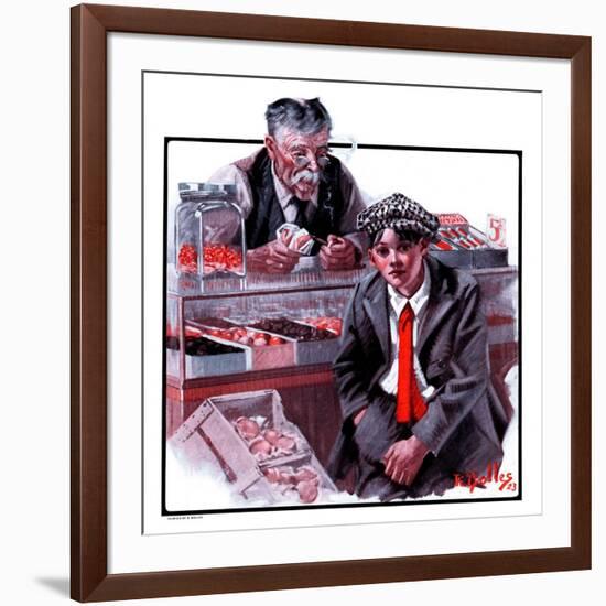 "Candy Counter,"September 15, 1923-R. Bolles-Framed Giclee Print