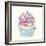 Candy Cupcake I-Clara Wells-Framed Giclee Print