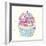 Candy Cupcake I-Clara Wells-Framed Giclee Print