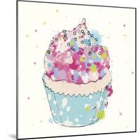 Candy Cupcake I-Clara Wells-Mounted Giclee Print