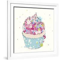 Candy Cupcake I-Clara Wells-Framed Giclee Print