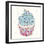 Candy Cupcake II-Clara Wells-Framed Giclee Print