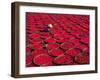 Candy Drying in Baskets, Vietnam-Keren Su-Framed Premium Photographic Print