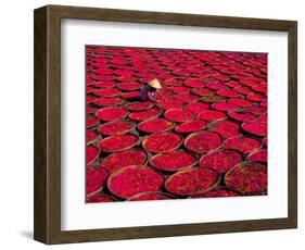 Candy Drying in Baskets, Vietnam-Keren Su-Framed Photographic Print