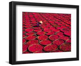 Candy Drying in Baskets, Vietnam-Keren Su-Framed Photographic Print