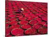 Candy Drying in Baskets, Vietnam-Keren Su-Stretched Canvas