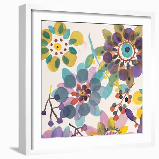 Candy Flowers 1-Karin Johannesson-Framed Art Print