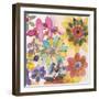 Candy Flowers 4-Karin Johannesson-Framed Art Print