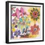 Candy Flowers 4-Karin Johannesson-Framed Art Print