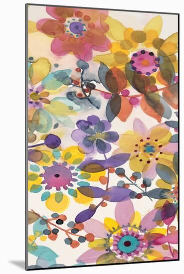 Candy Flowers Panel 2-Karin Johannesson-Mounted Art Print