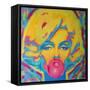 Candy Girl-Abstract Graffiti-Framed Stretched Canvas