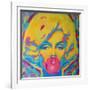 Candy Girl-Abstract Graffiti-Framed Giclee Print