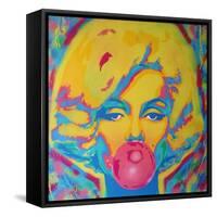 Candy Girl-Abstract Graffiti-Framed Stretched Canvas