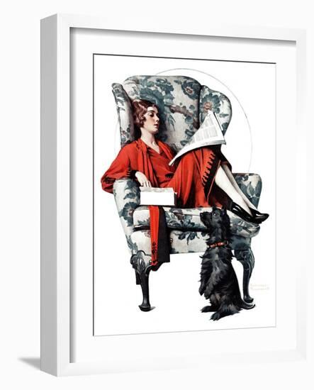 "Candy", June 27,1925-Norman Rockwell-Framed Premium Giclee Print